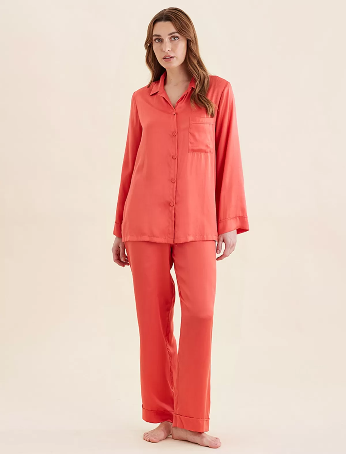 Papinelle Audrey Washable Silk Full Length PJ