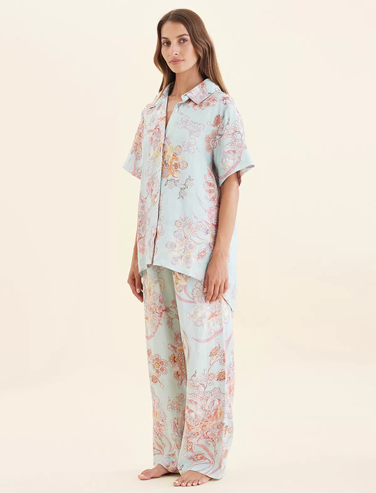 Papinelle Coco Resort Linen Short Sleeve Shirt