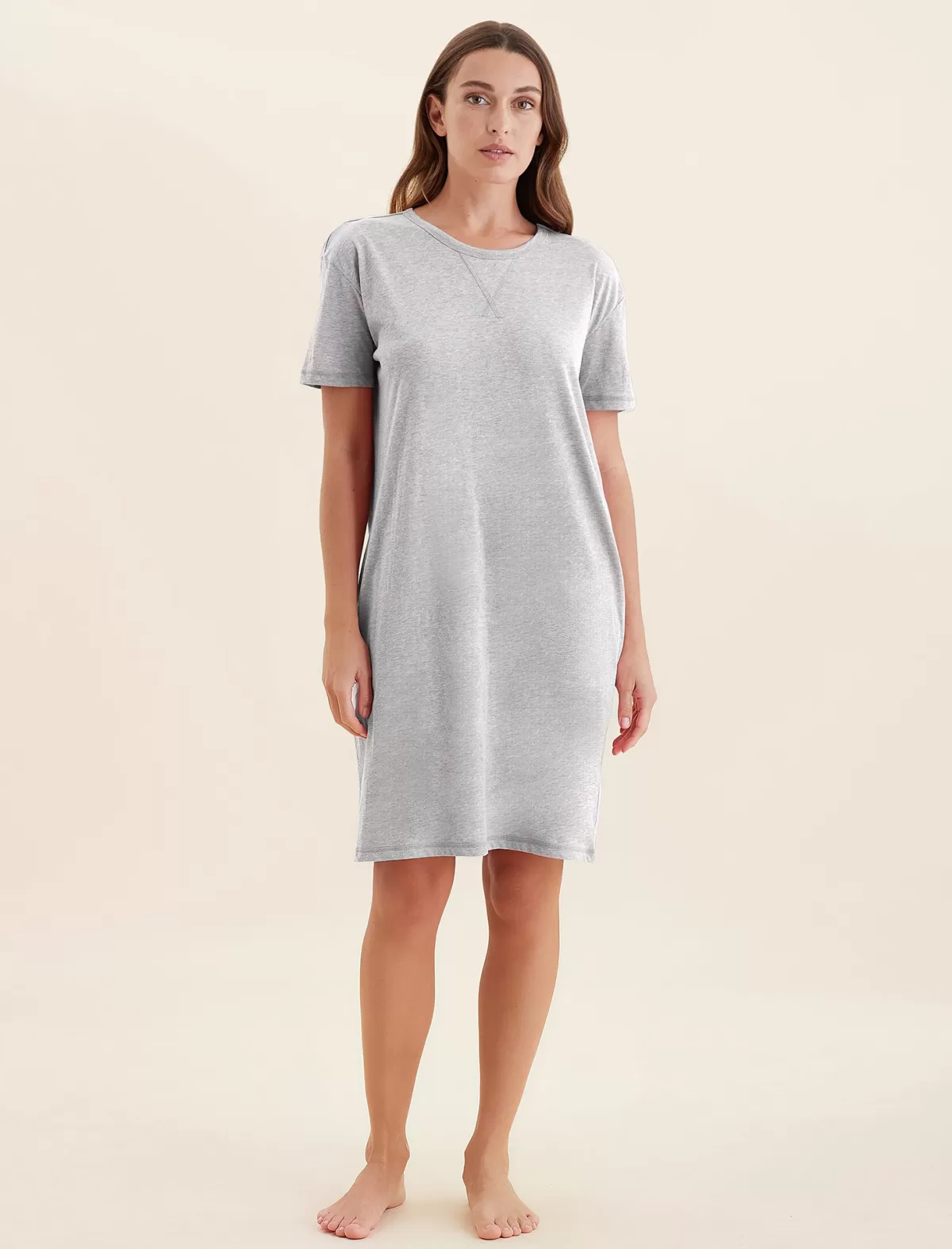 Papinelle Jada Organic Cotton Knit Midi Nightie