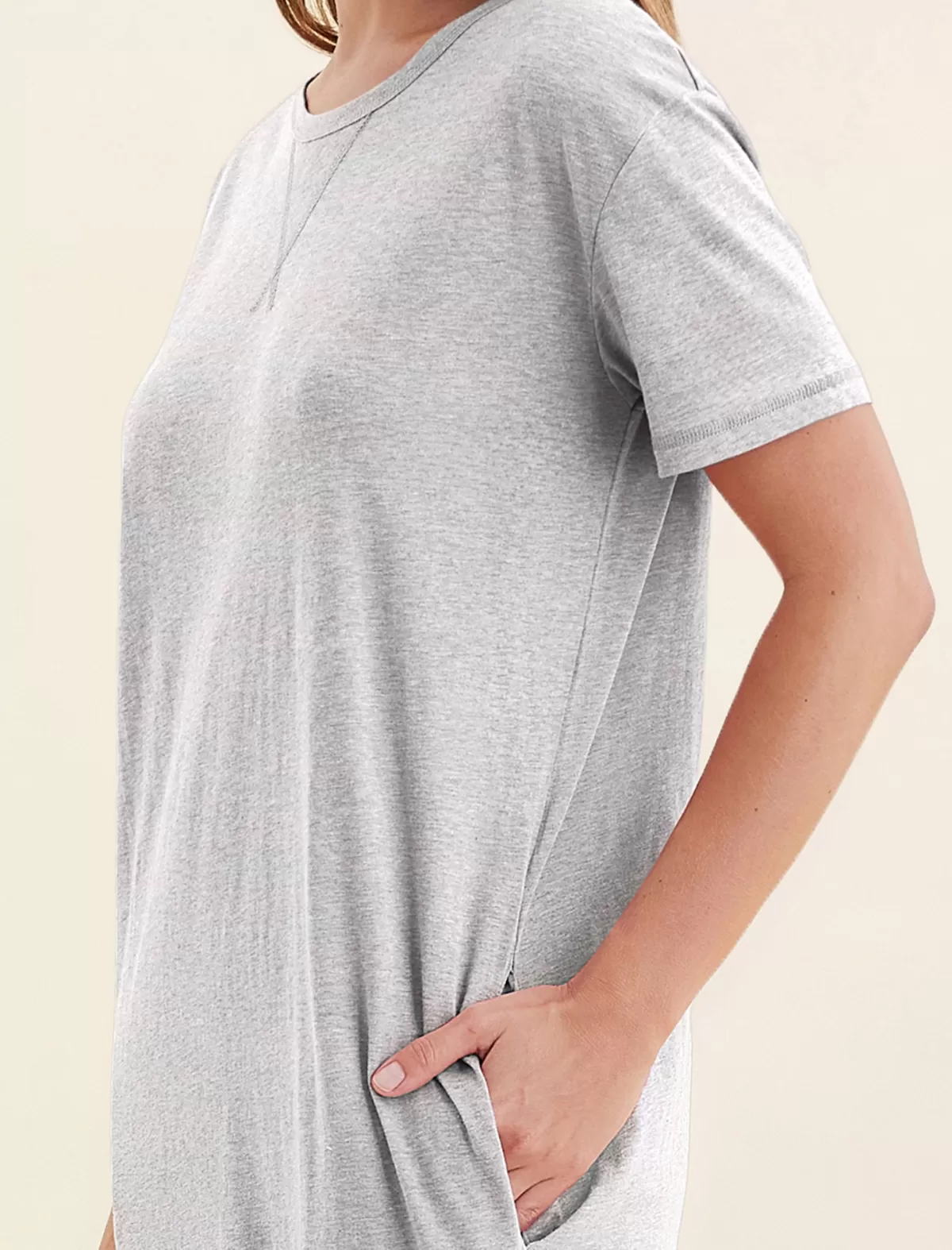 Papinelle Jada Organic Cotton Knit Midi Nightie