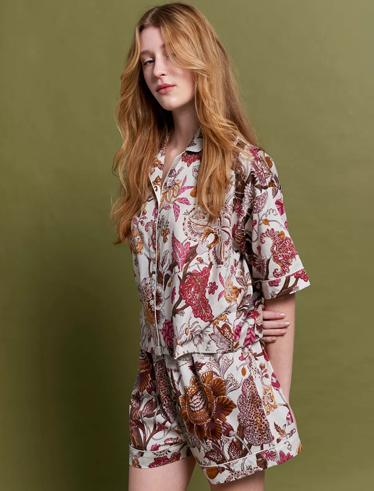 karen_walker_edwardian_floral_boxer_pj_set_6.webp Papinelle Karen Walker Edwardian Floral Boxer PJ Set