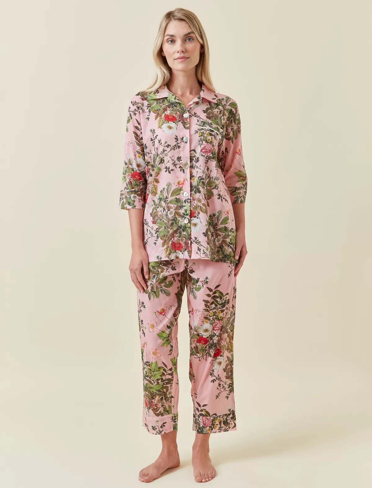 Papinelle Karen Walker Love Letters Crop PJ Set