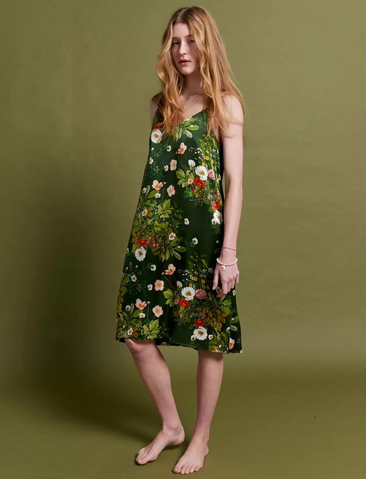 Papinelle Karen Walker Love Letters Silk Slip Nightie