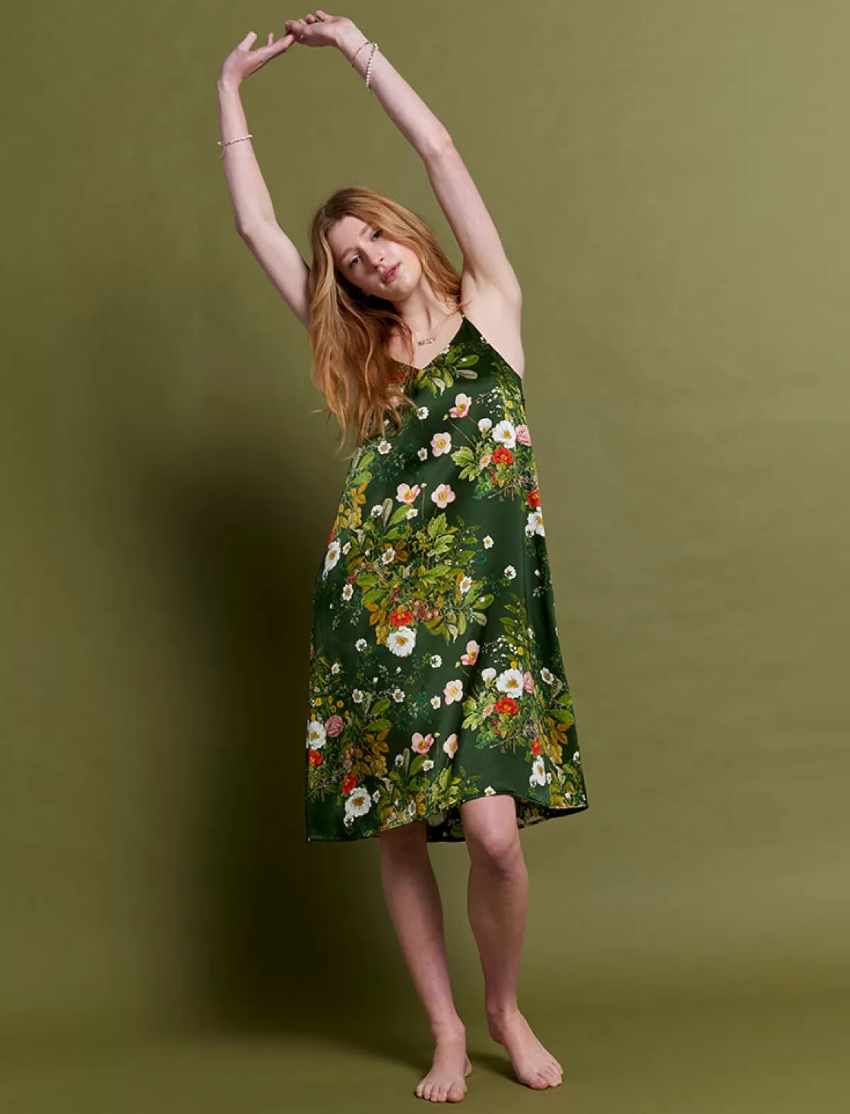 Papinelle Karen Walker Love Letters Silk Slip Nightie