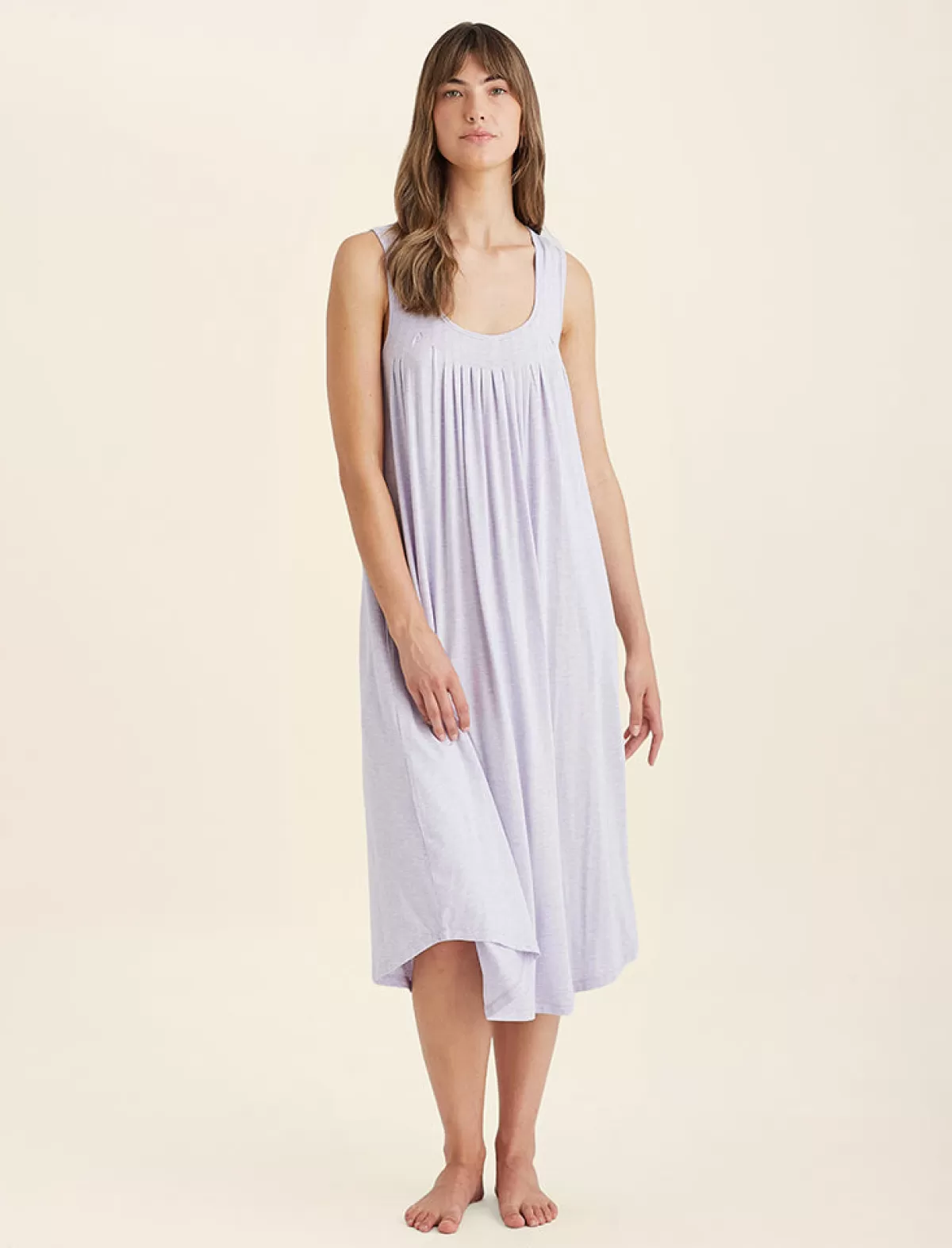 Papinelle Kate Modal Soft Pleat Front Maxi Nightie