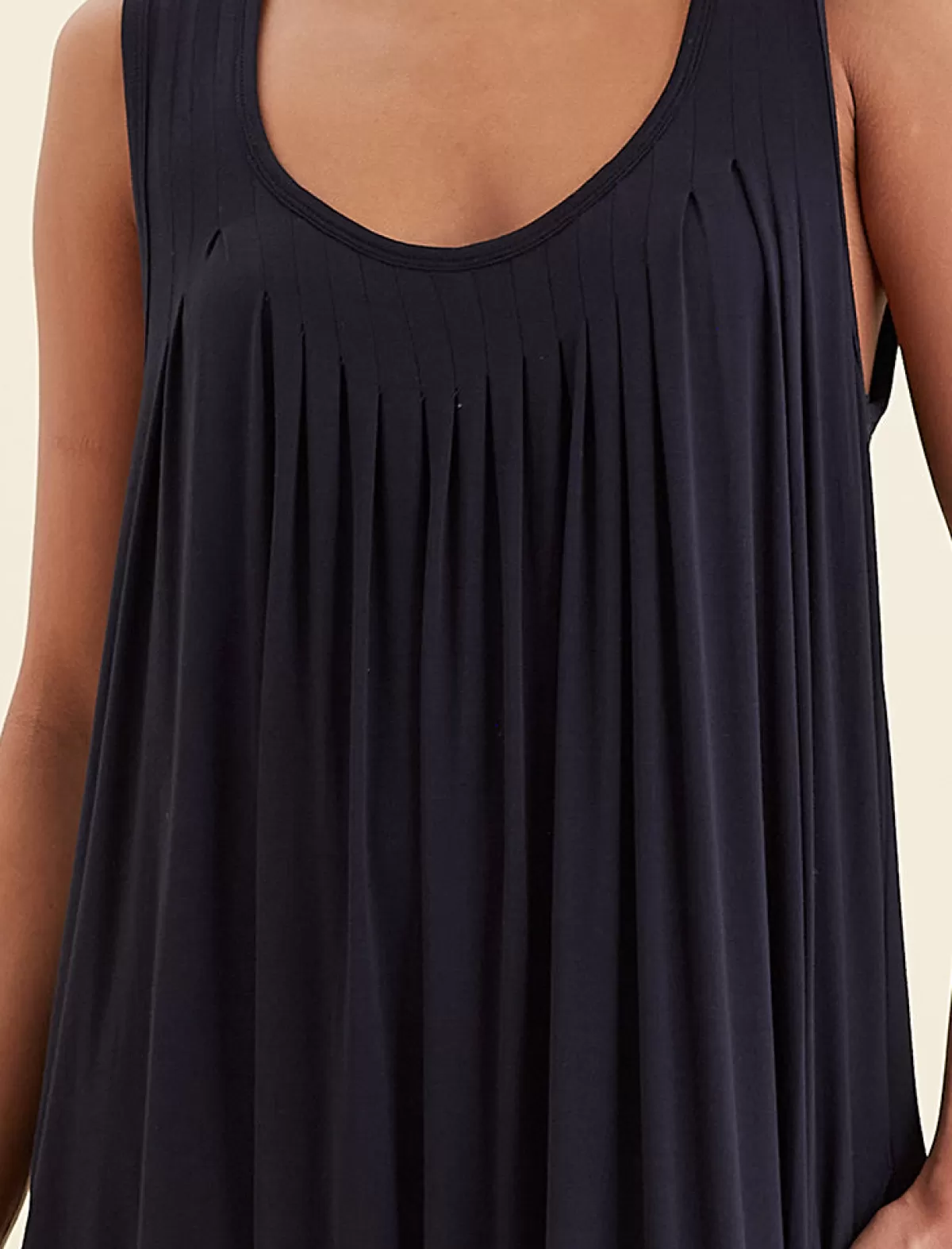 Papinelle Kate Modal Soft Pleat Front Maxi Nightie