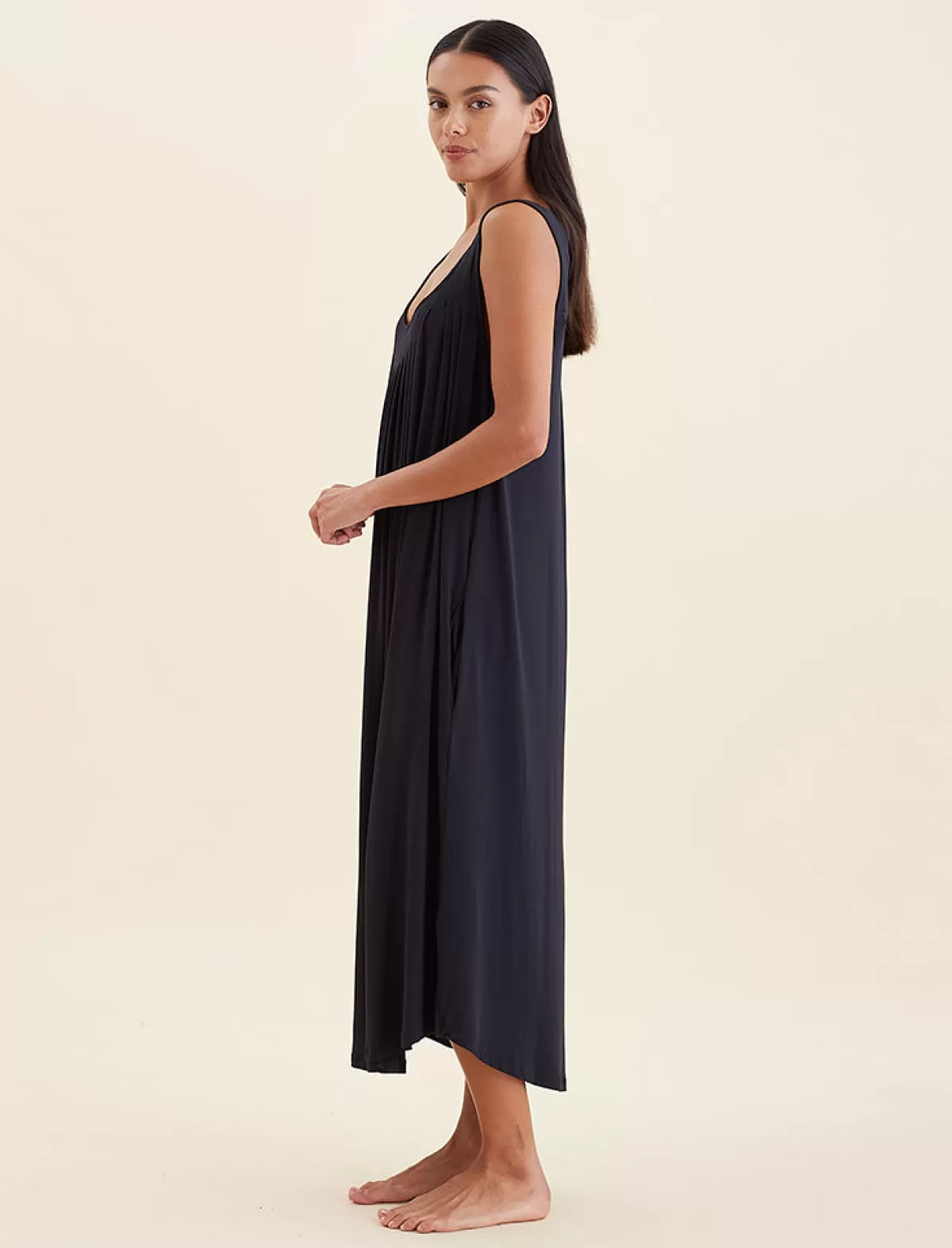 kate_modal_soft_pleat_front_maxi_nightie_3-1.webp Papinelle Kate Modal Soft Pleat Front Maxi Nightie