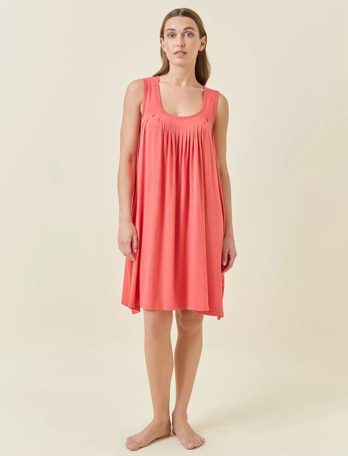 Papinelle Kate Modal Soft Pleat Front Nightie