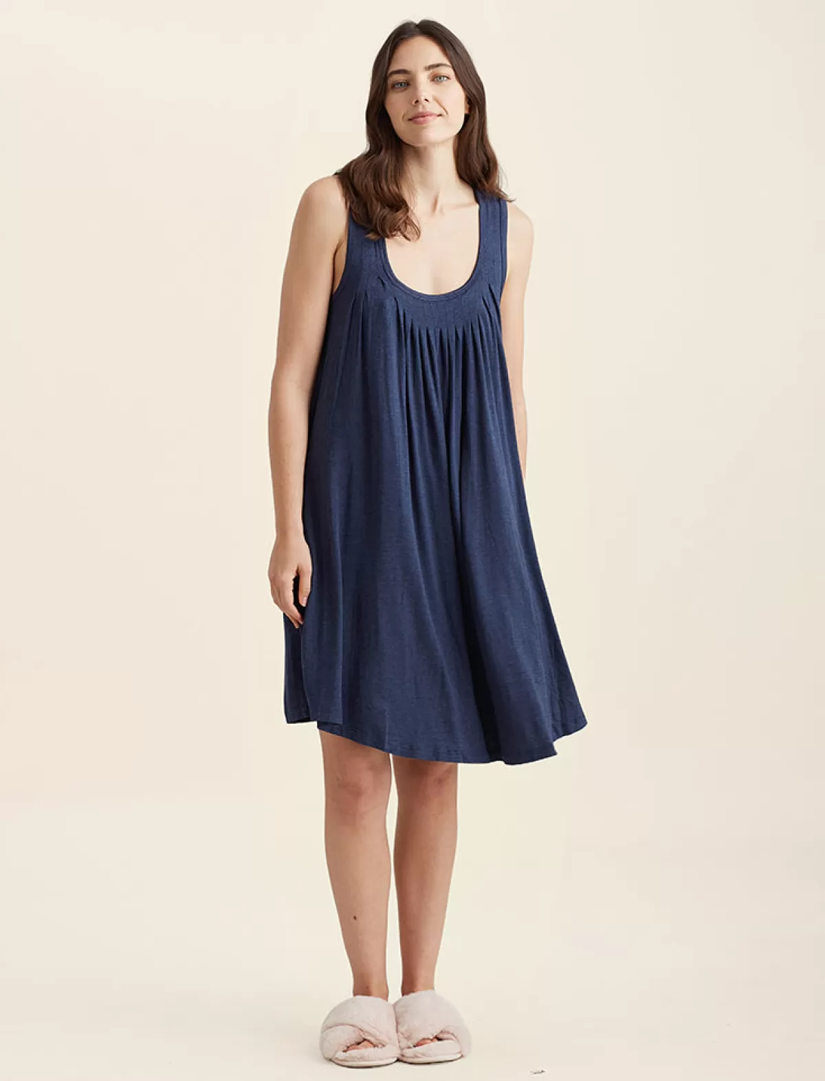 Papinelle Kate Modal Soft Pleat Front Nightie