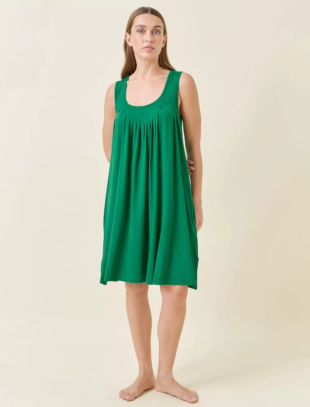 Papinelle Kate Modal Soft Pleat Front Nightie