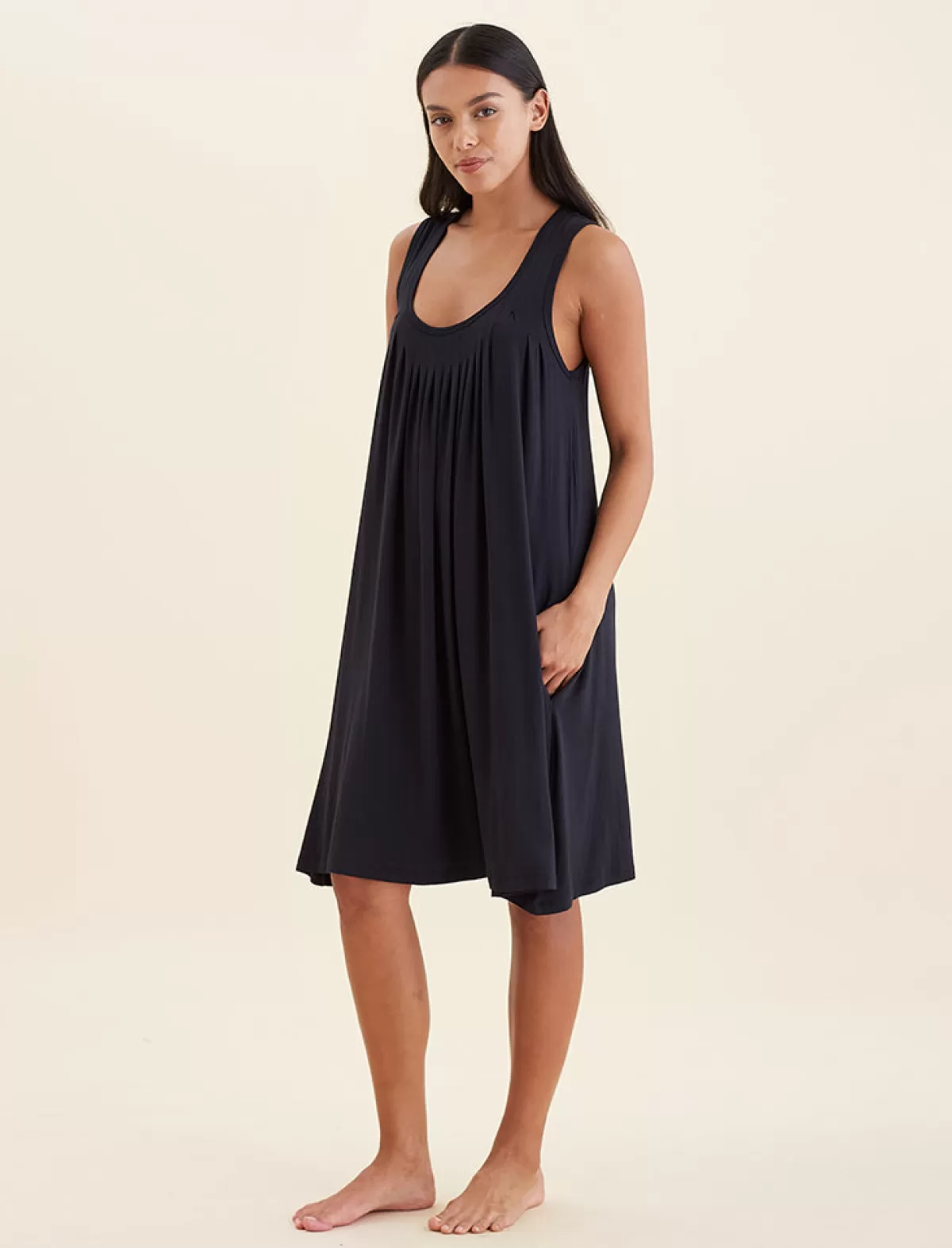 Papinelle Kate Modal Soft Pleat Front Nightie