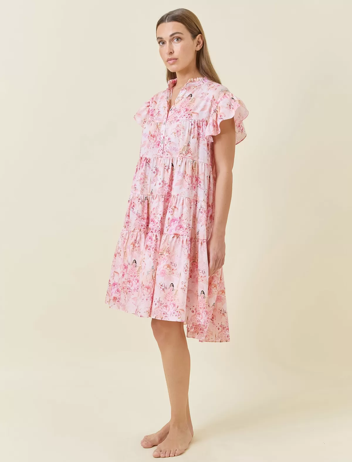 Papinelle Magnificent Mess Flutter Panel Nightie