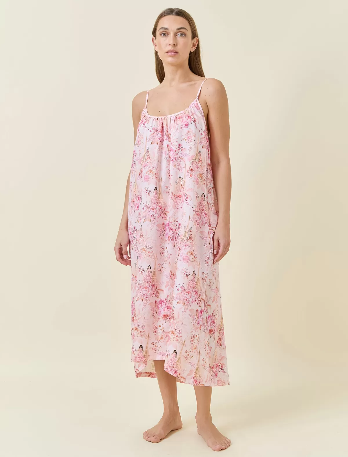 Papinelle Magnificent Mess Strappy Maxi Nightie