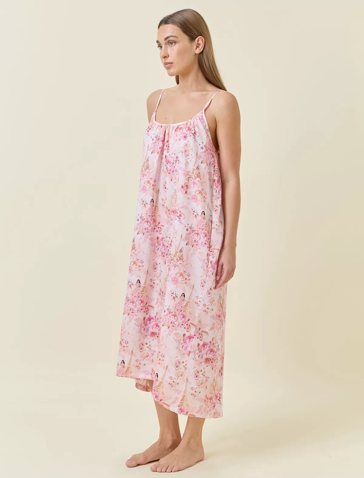 Papinelle Magnificent Mess Strappy Maxi Nightie