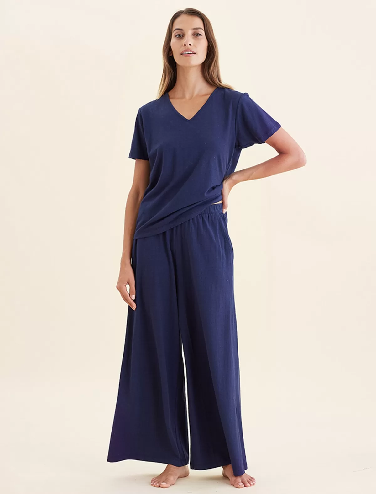 Papinelle Maya Linen Cotton Full Length Pant