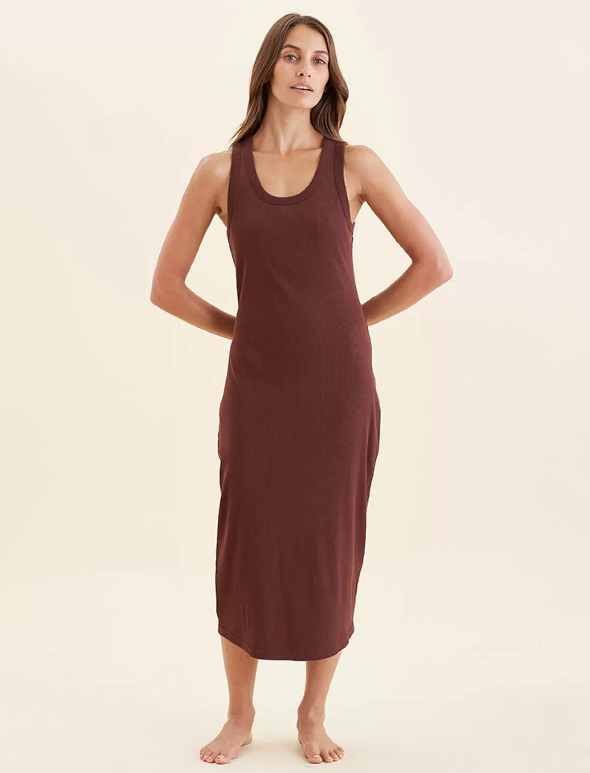 milla_rib_shelf_bra_dress_2-2.webp Papinelle Milla Rib Shelf Bra Dress