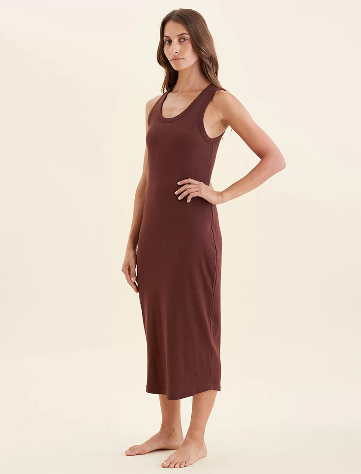 milla_rib_shelf_bra_dress_3-2.webp Papinelle Milla Rib Shelf Bra Dress