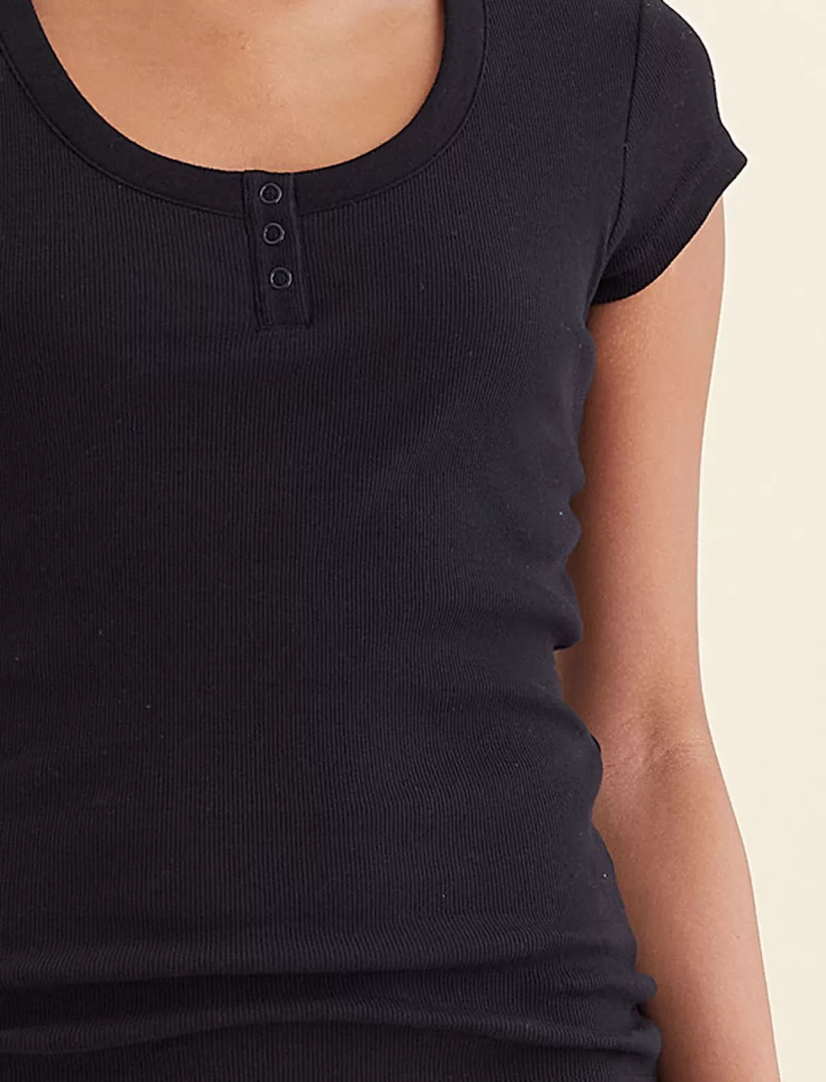 Papinelle Milla Shelf Bra Henley Tee