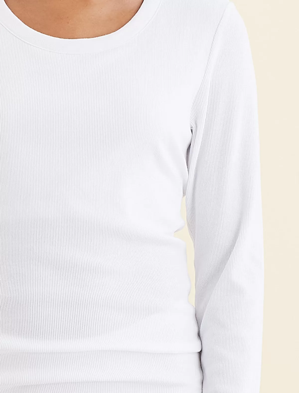 Papinelle Milla Rib Shelf Bra Long Sleeve Tee