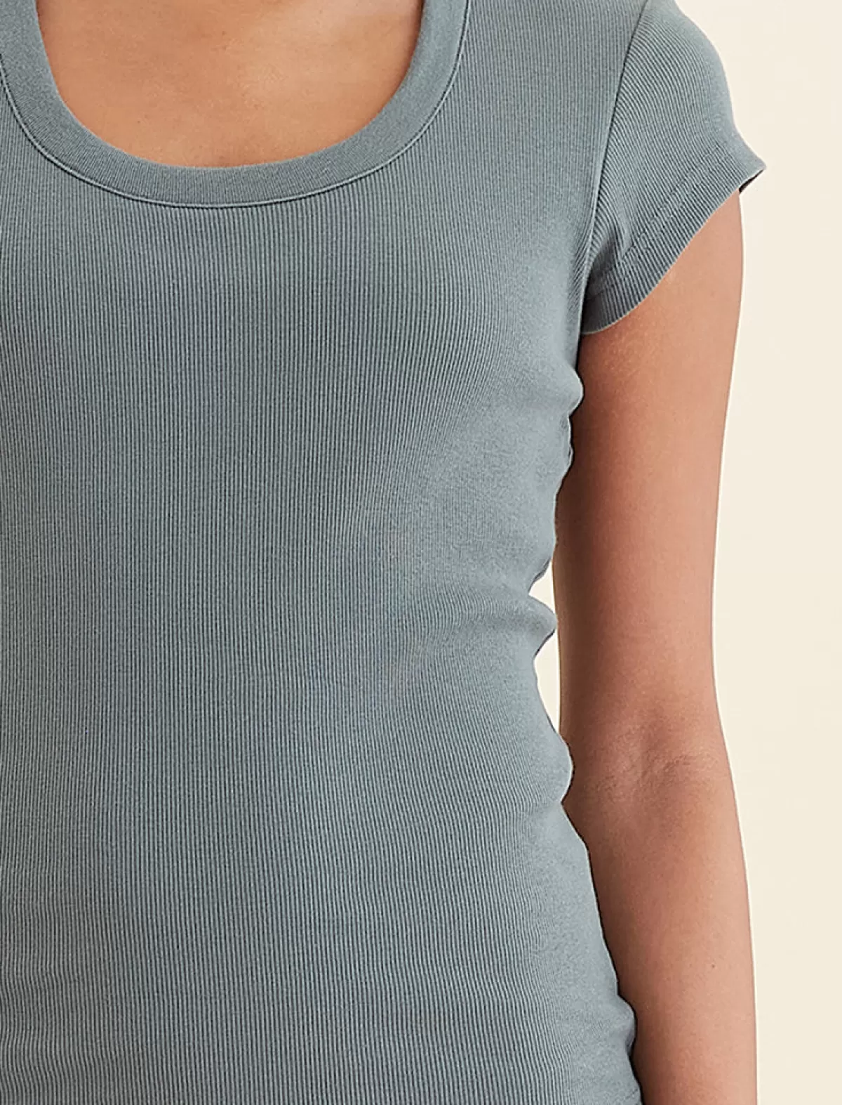 Papinelle Milla Rib Shelf Bra Tee