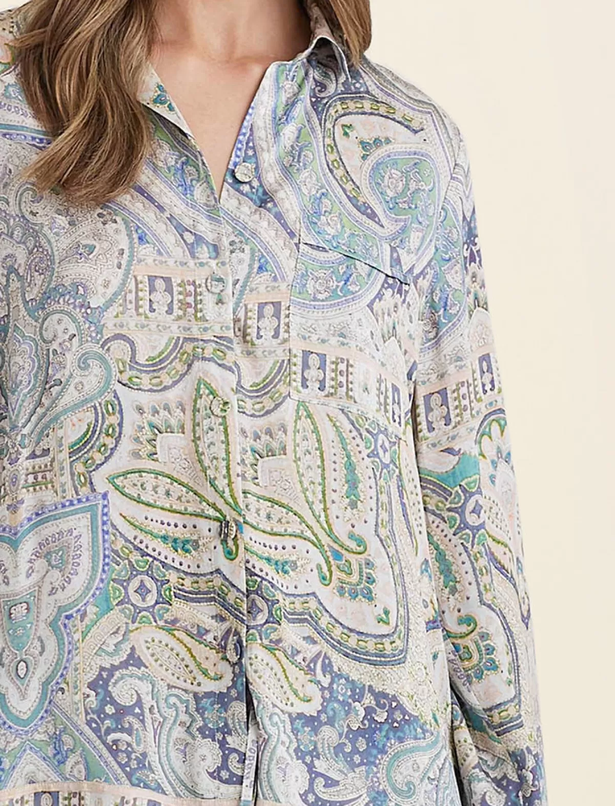 Papinelle Nahla Printed Silk PJ