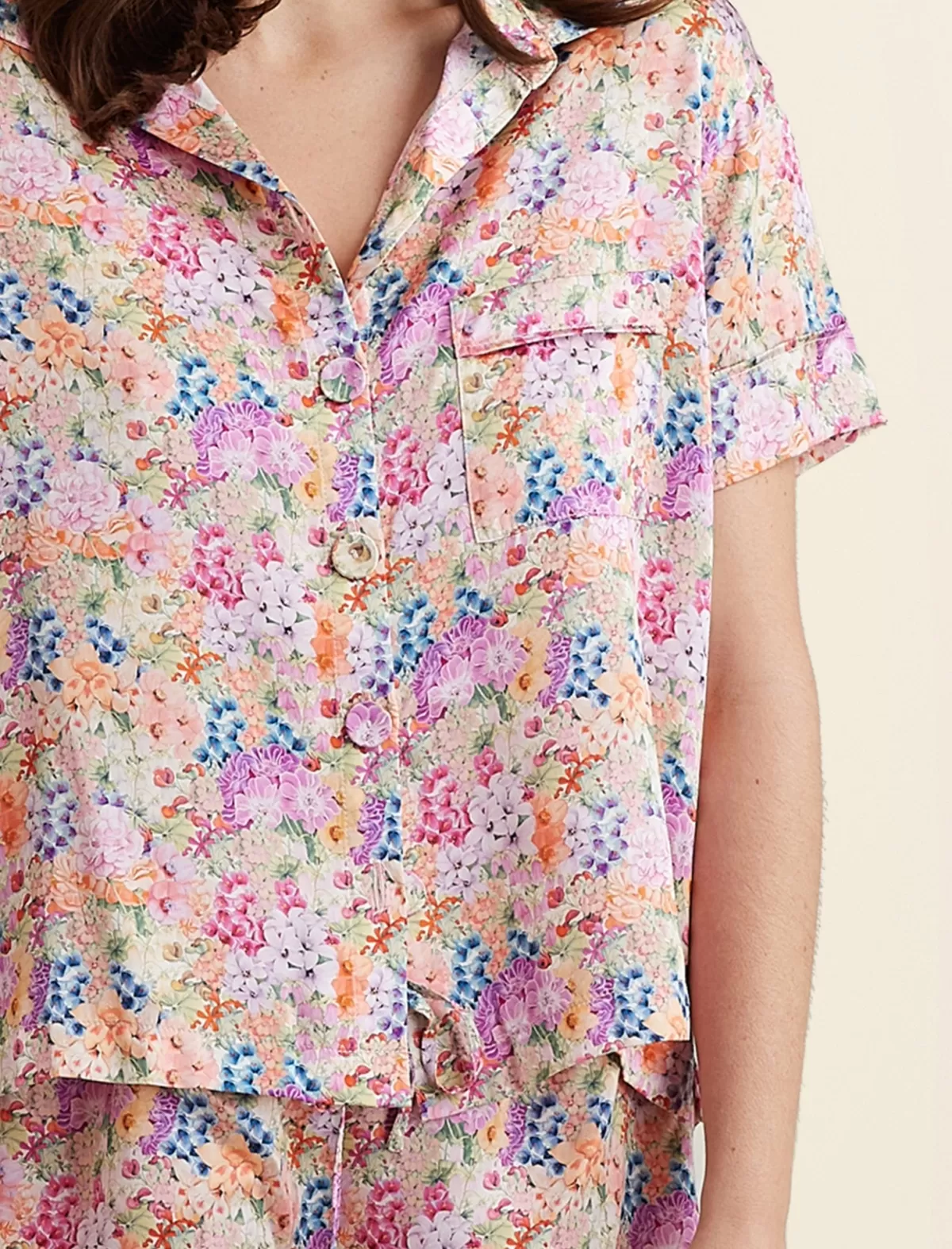 Papinelle Painted Travels Silk Boxer PJ Set