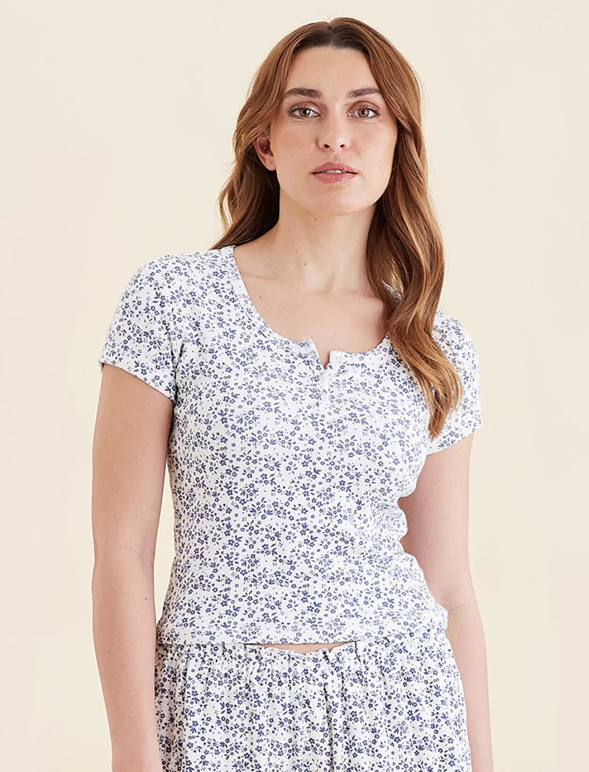 Papinelle Pippa Pointelle Short Sleeve Tee