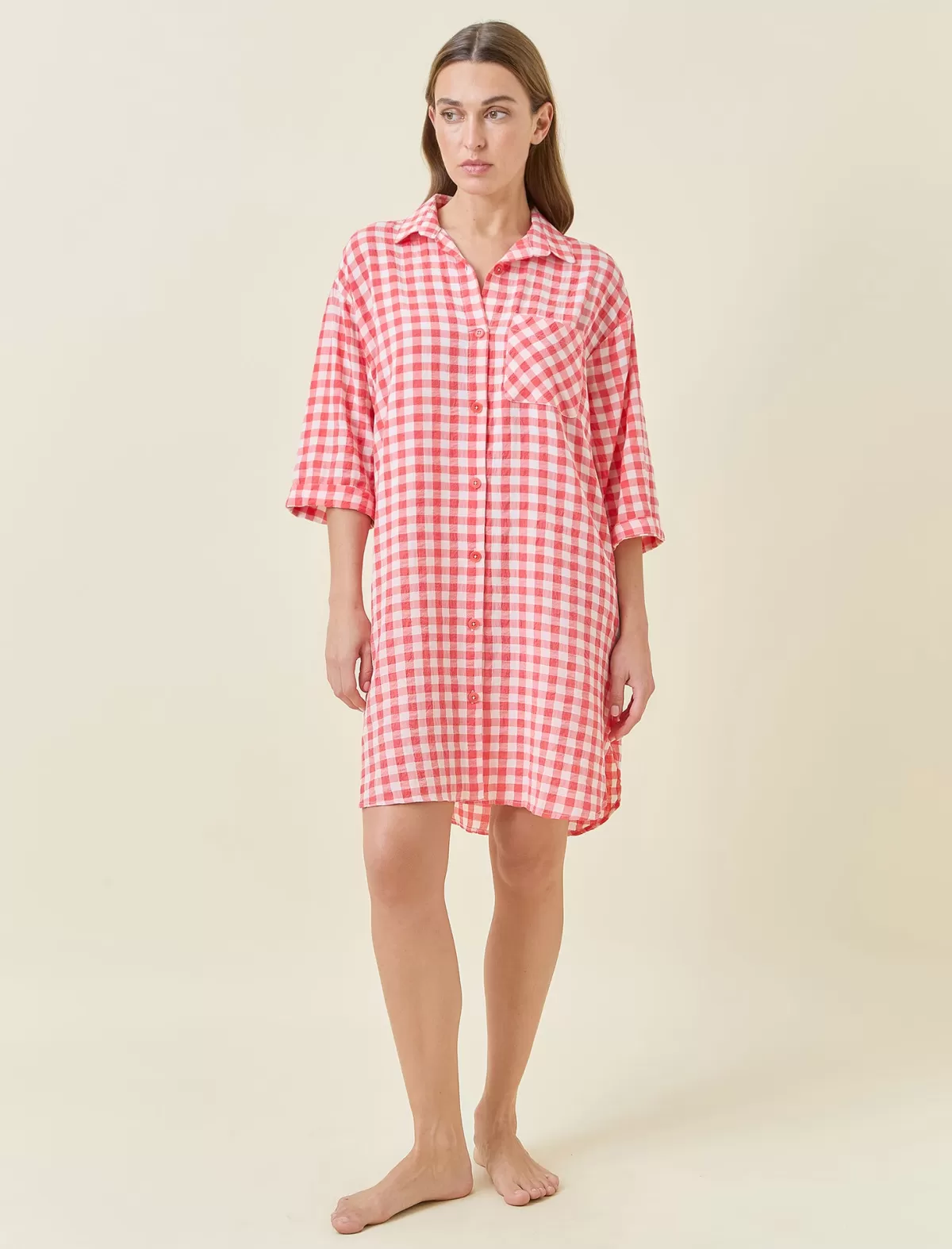 Papinelle Seersucker Nightshirt