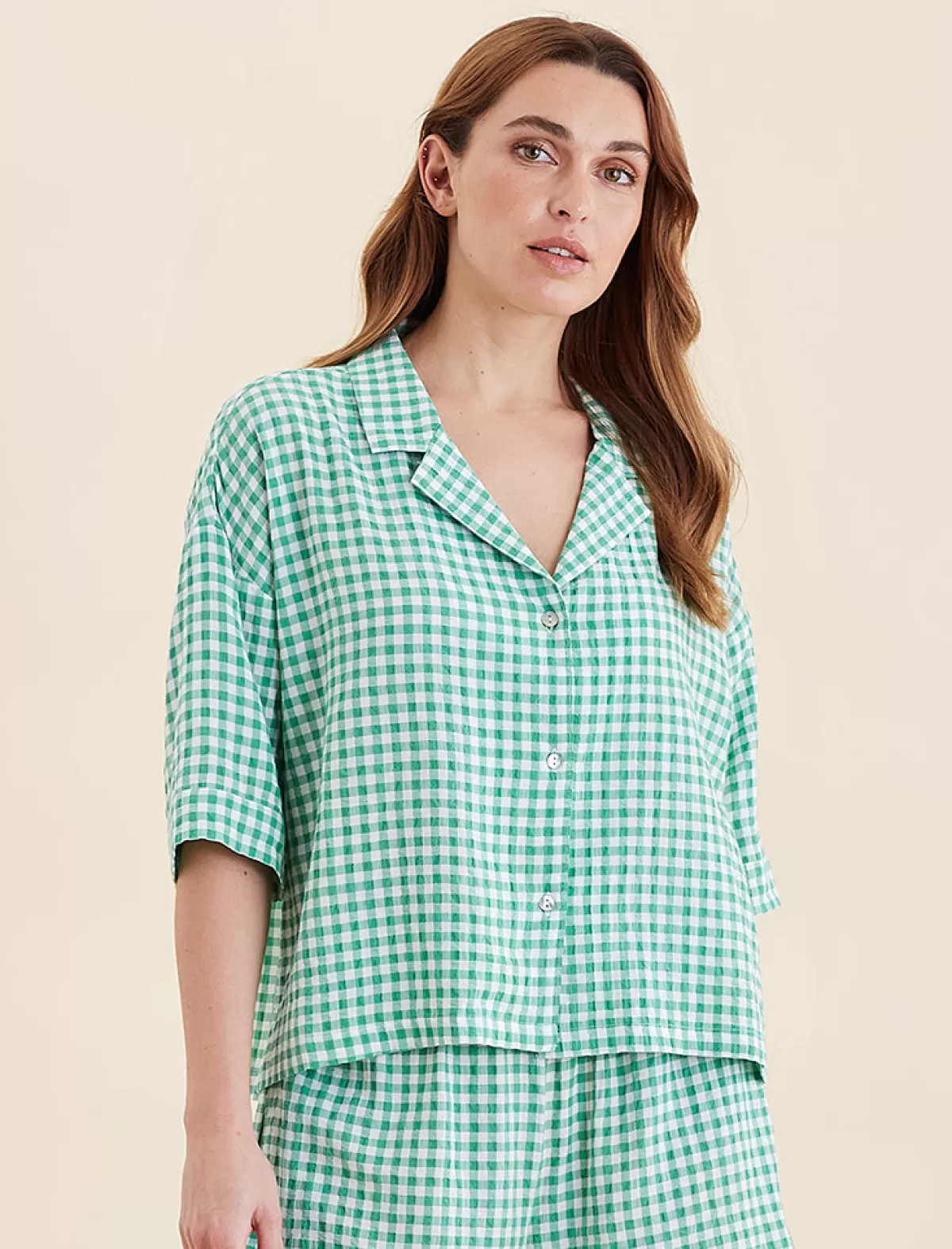 Papinelle Seersucker Short Sleeve Shirt