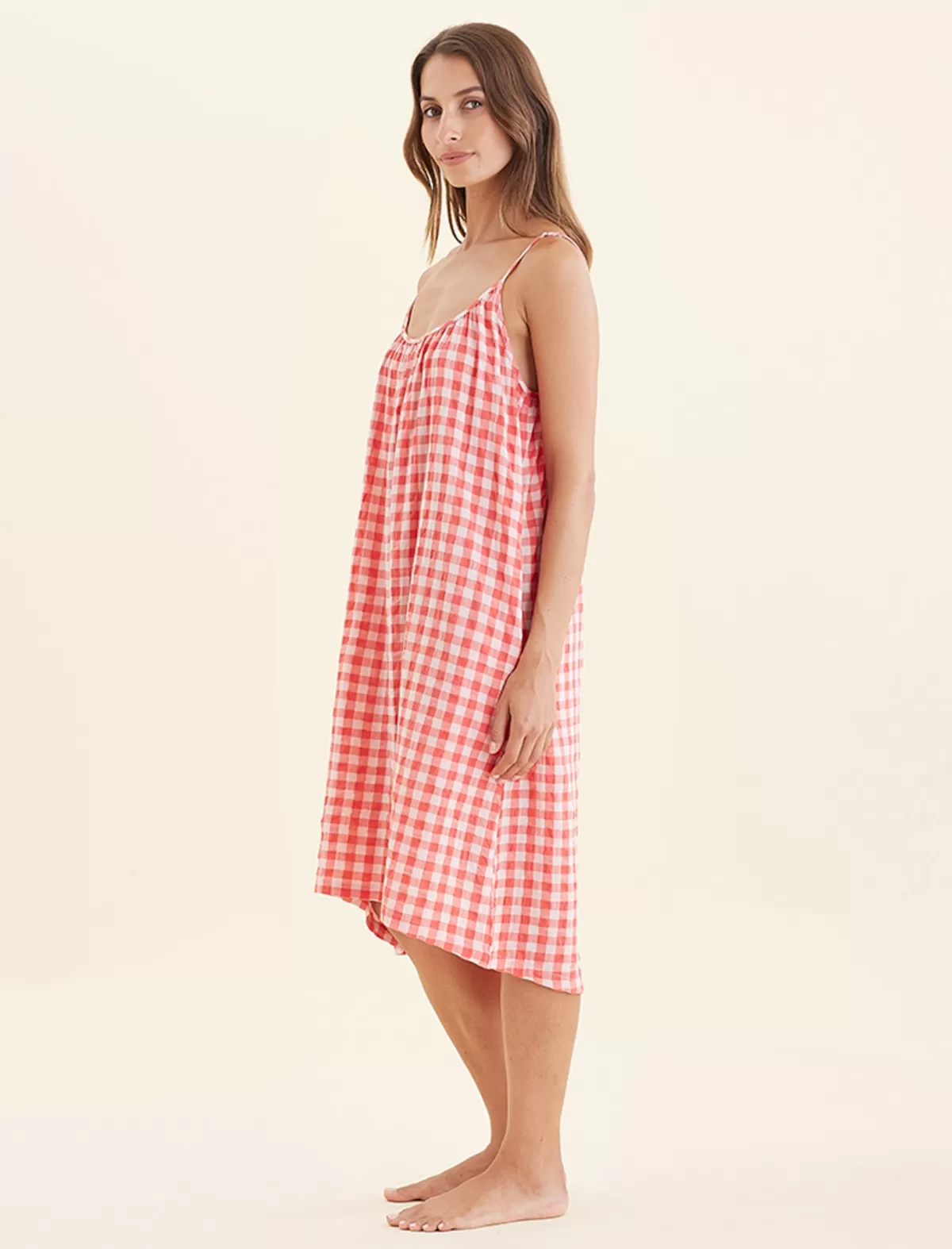 Papinelle Seersucker Strappy Nightie