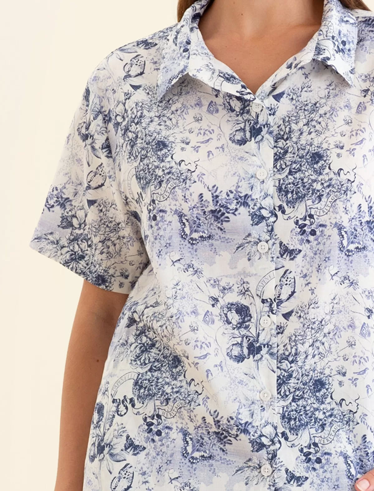 Papinelle Toile De Jouy Boxer PJ Set