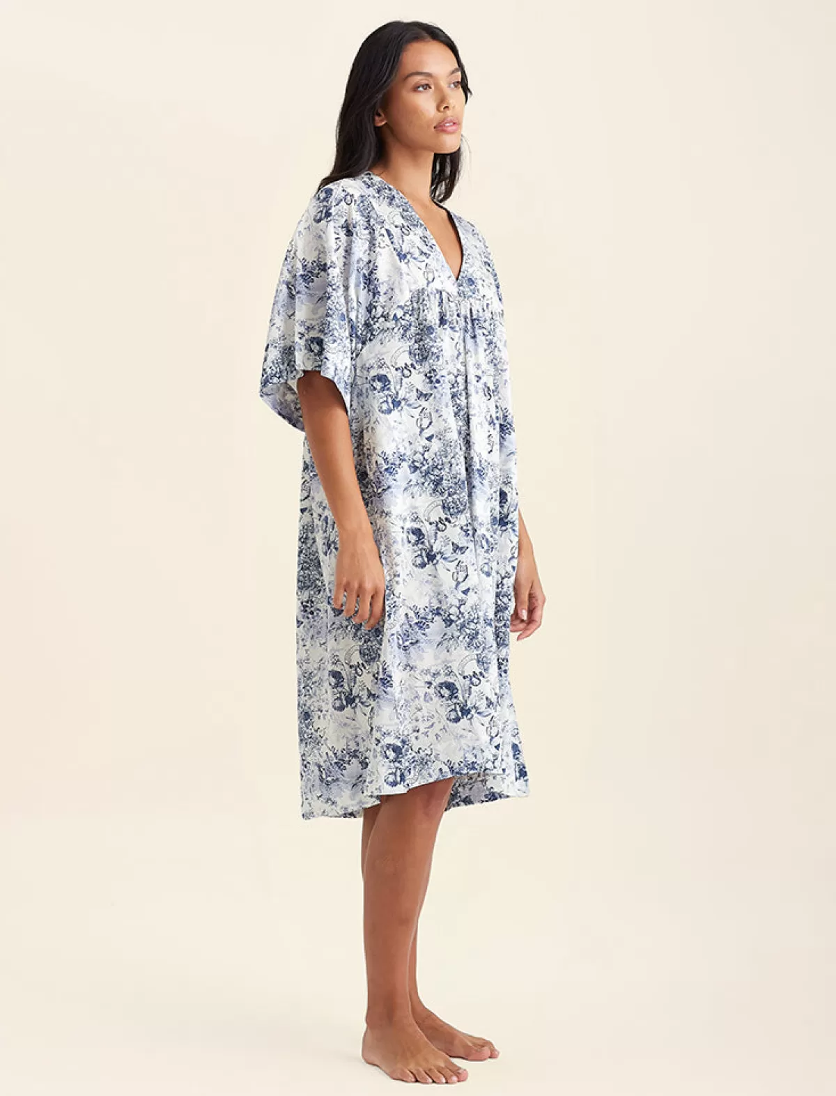 Papinelle Toile De Jouy Kaftan Nightie