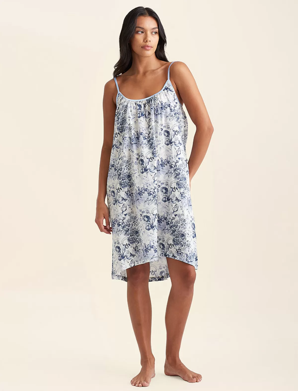Papinelle Toile De Jouy Strappy Nightie