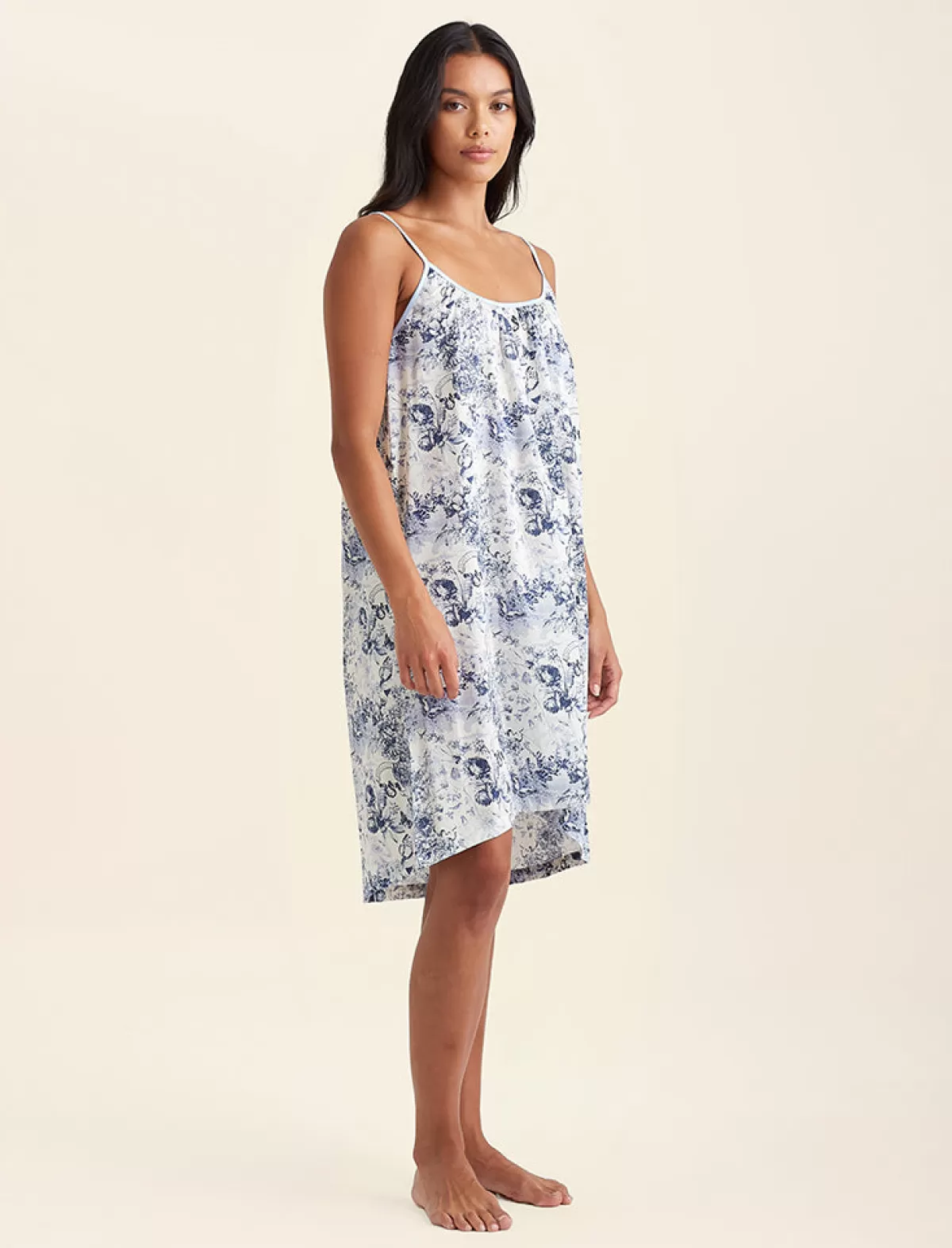 Papinelle Toile De Jouy Strappy Nightie