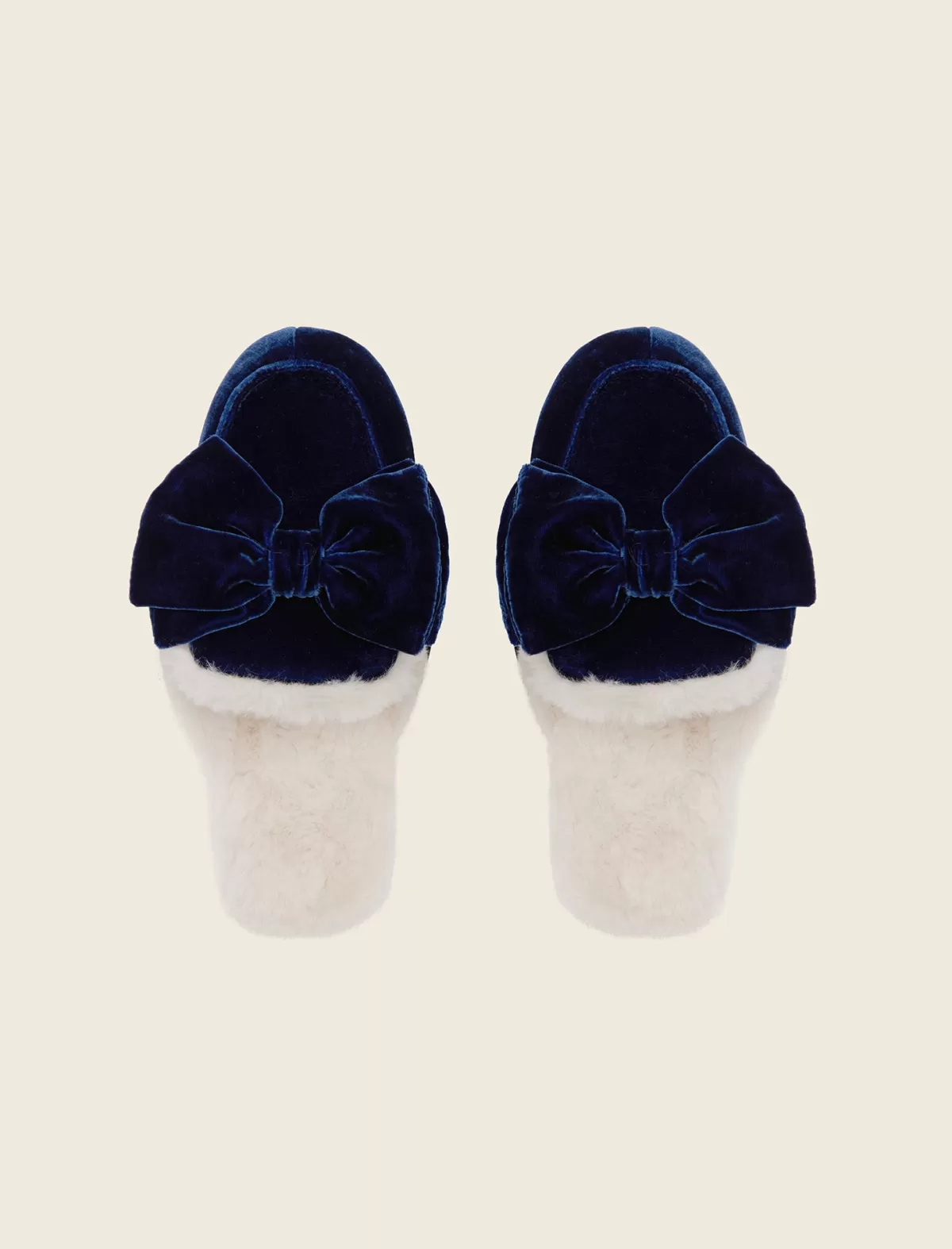 Papinelle Velvet Bow Slide