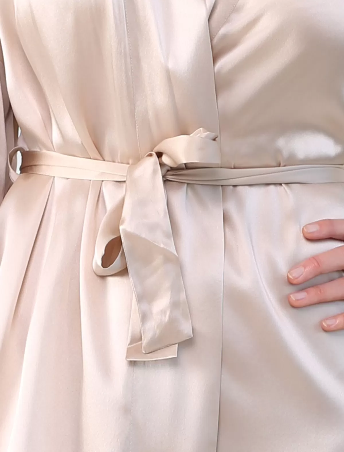 Papinelle Washable Silk Short Robe